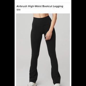 NWT Alo flare leggings